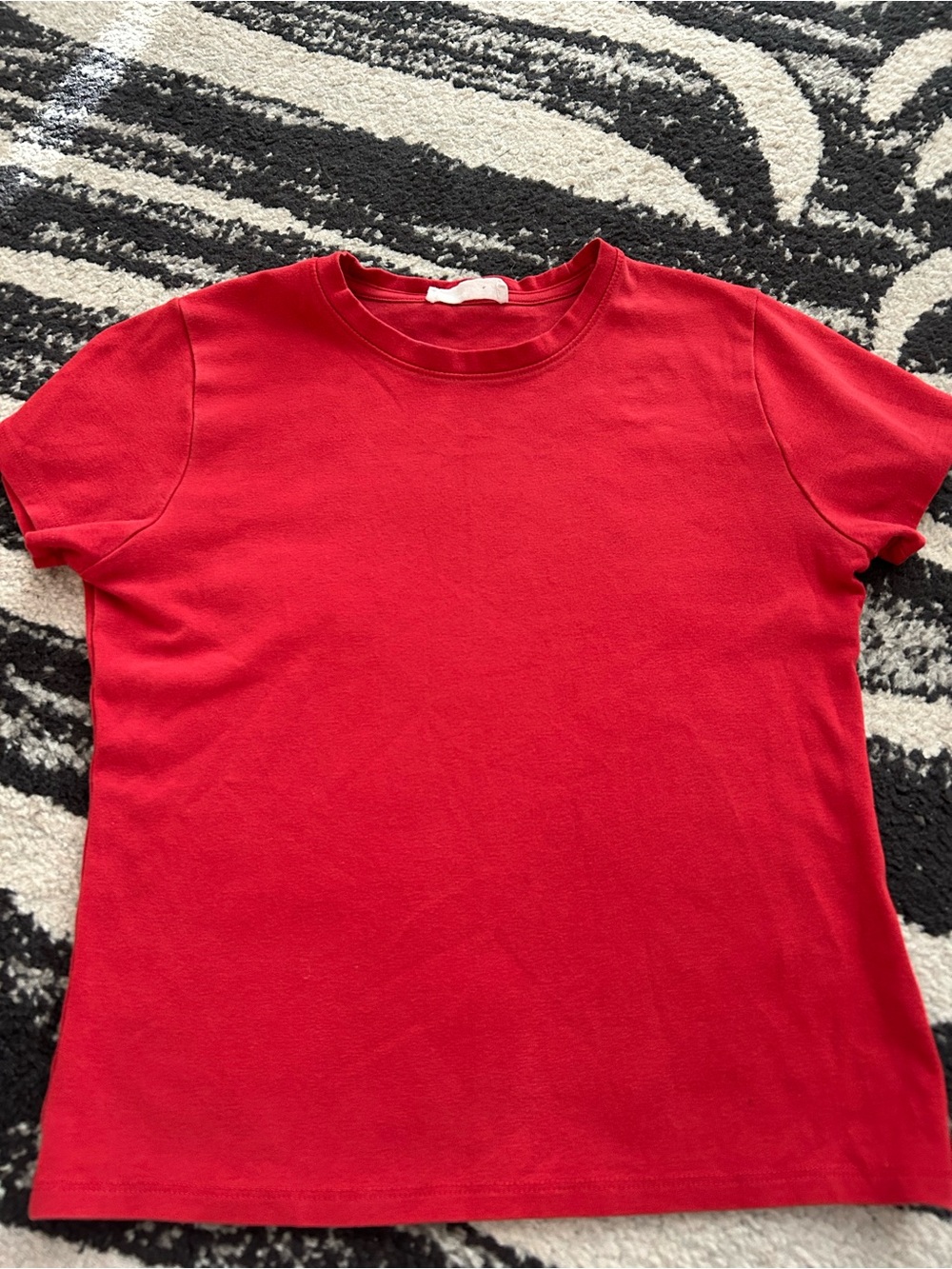 Classic Red Crewneck Tee - Cotton On